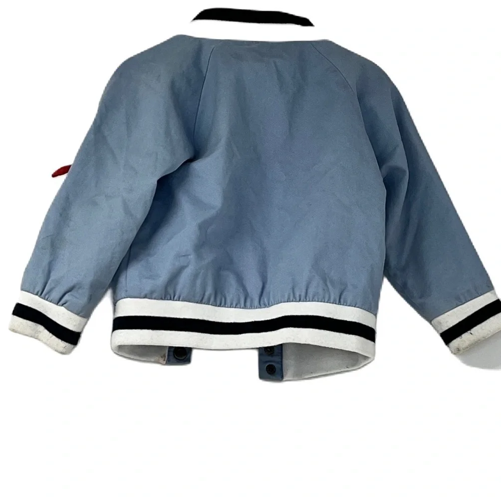 -Andy & Evan Boys Varsity Blue Coat Size 2